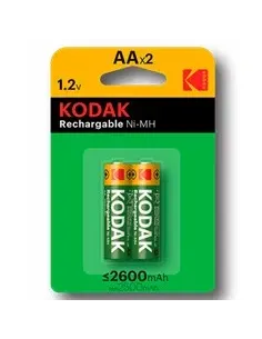 Blister pilas kodak recargables ni - mh aa lr6 2600 mah - blister 2 pilas
