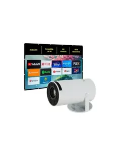 iggual Pack mini proyector + pantalla 100" plegabl