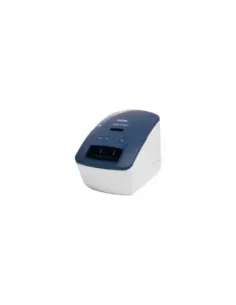 Impresora de Etiquetas Brother QL-600B/ Térmica/ Ancho etiqueta 62mm/ USB/ Azul y Blanca