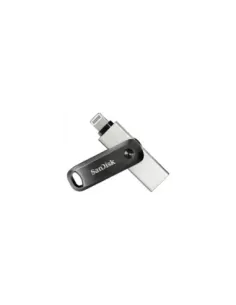 SanDisk iXpand unidad flash USB 64 GB USB Type-A / Lightning 3.2 Gen 2 (3.1 Gen 2) Negro, Plata
