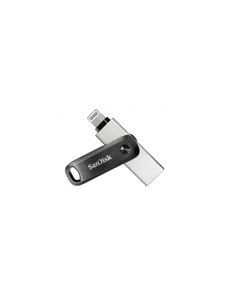 SanDisk iXpand unidad flash USB 64 GB USB Type-A / Lightning 3.2 Gen 2 (3.1 Gen 2) Negro, Plata