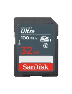 Tarjeta de memoria secure digital sdhc sandisk ultra - 32gb - clase 10 - sdhc
