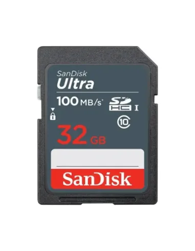 Tarjeta de memoria secure digital sdhc sandisk ultra - 32gb - clase 10 - sdhc