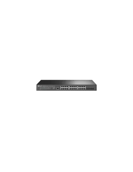 TP-Link TL-SG3428XPP-M2 switch Gestionado L2+ 2.5G Ethernet (100/1000/2500) Energía sobre Ethernet (PoE) 1U Negro