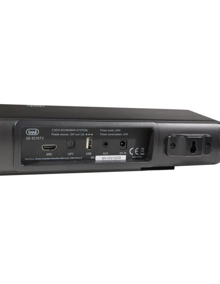 Trevi SB 8312 TV Negro 2.0 canales 30 W