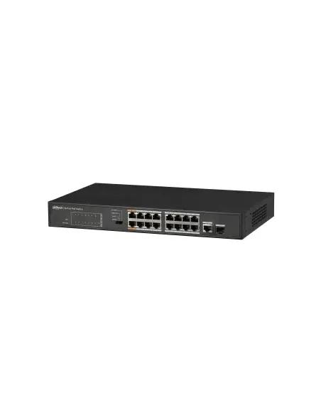 Dahua Technology PFS3117-16ET-135 switch No administrado L2 Fast Ethernet (10 100) Energía sobre Ethernet (PoE) Negro