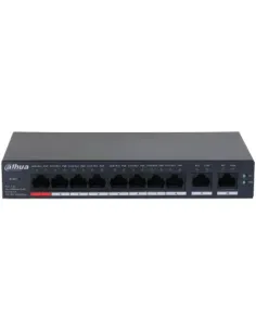 Dahua Technology DH-CS4010-8ET-110 switch Gestionado L2 Fast Ethernet (10 100) Energía sobre Ethernet (PoE) Negro 2