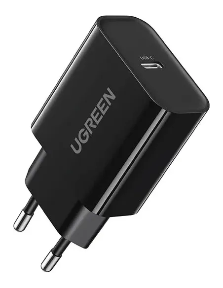 Ugreen 10191 cargador de dispositivo móvil Universal Negro Corriente alterna Carga rápida Interior