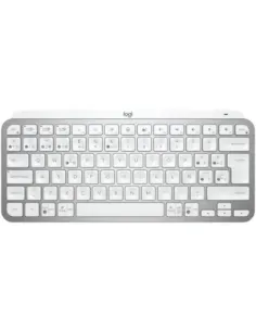 Teclado logitech mx keys gris palido wireless inalambrico qwerty español