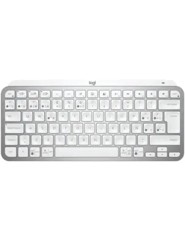 Teclado logitech mx keys gris palido wireless inalambrico qwerty español