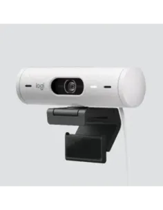 Webcam logitech brio 500 blanco crudo full hd -  usb tipo c