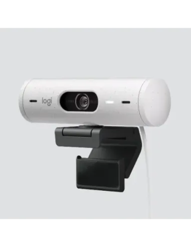 Webcam logitech brio 500 blanco crudo full hd -  usb tipo c