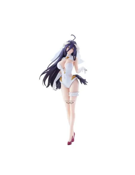 Figura banpresto overlord glitter&glamours albedo wedding ver. 27cm