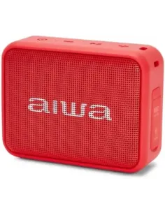 Altavoz portatil aiwa bs - 200 6w bluetooth rojo