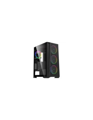 Caja Gaming Semitorre Hiditec MH12 METAL MESH