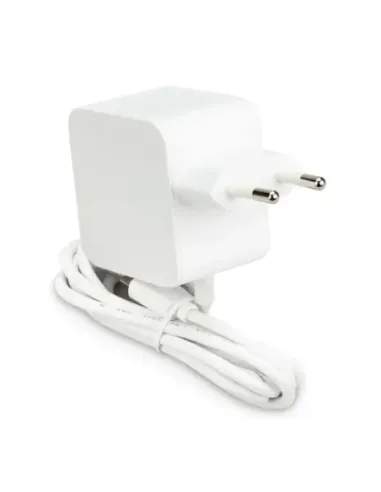 Fuente de alimentacion cargador raspberry pi 5 usb c 27 w color blanco