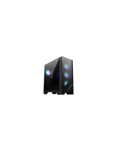 MSI MAG FORGE 320R AIRFLOW carcasa de ordenador Micro Torre Negro, Transparente