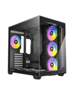 Caja ordenador gaming antec fishtank c5 atx argb vidrio negro