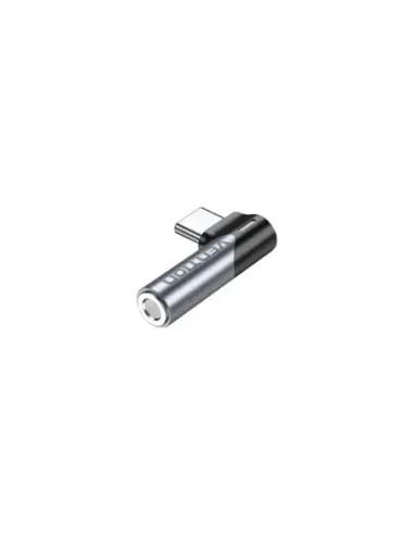 Adaptador Audio Vention BGWH0/ Jack 3.5 Hembra - USB Tipo-C Macho/ Gris