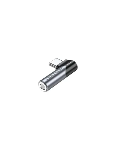 Adaptador Audio Vention BGWH0/ Jack 3.5 Hembra - USB Tipo-C Macho/ Gris