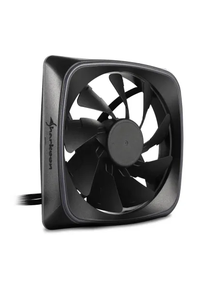 Ventilador caja sharkoon shark lights fan 120x120x 25 mm rgb led