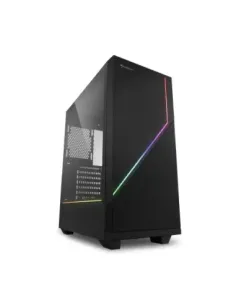 Caja sharkoon rgb flow atx 2xusb3.0 sin fuente
