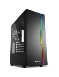 Caja sharkoon rgb slider atx 2xusb3.0 2xusb2.0 sin fuente negro