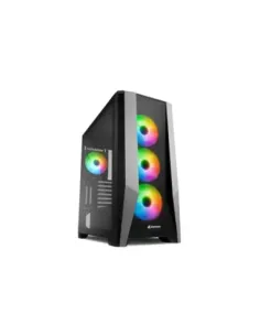 Caja ordenador gaming sharkoon tg7m atx 2 x usb 3.0 sin fuente
