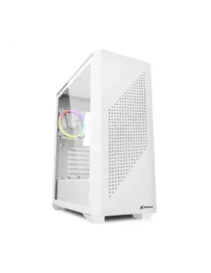 Caja ordenador gaming sharkoon midi vs9 atx cristal templado usb 3.2 blanca