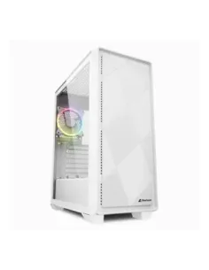 Caja ordenador gaming sharkoon midi vs8 atx cristal templado usb 3.2 blanca