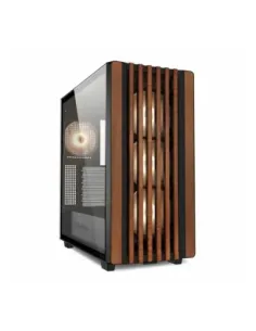 Caja ordenador gaming sharkoon atx rebel c70g rgb cristal templado negro