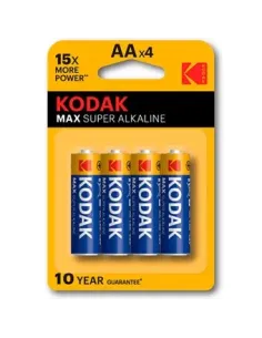 Blister kodak max alcalina 4 pilas - Comprar Consumibles Kodak