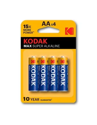 Blister kodak max alcalina 4 pilas - Comprar Consumibles Kodak