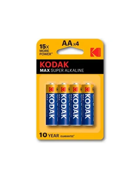 Blister kodak max alcalina 4 pilas - Comprar Consumibles Kodak