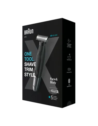 Braun XT5100 cortadora de pelo y maquinilla Negro, Plata