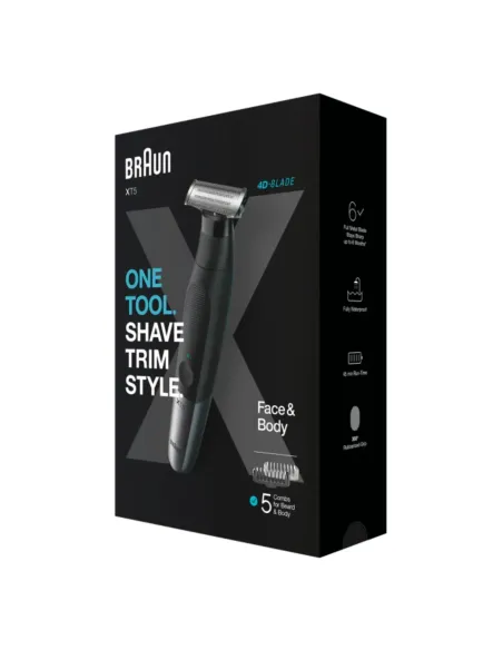Braun XT5100 cortadora de pelo y maquinilla Negro, Plata