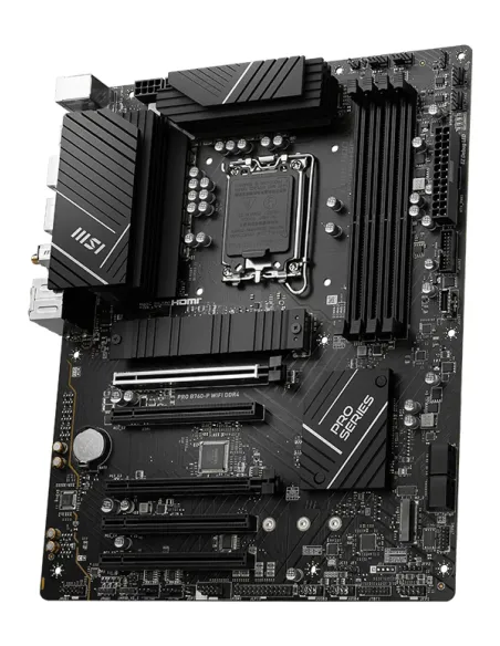 MSI PRO B760-P WIFI DDR4 placa base LGA 1700 ATX