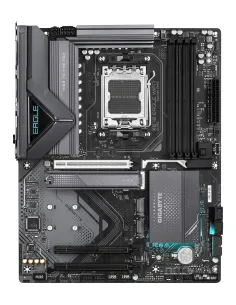 GIGABYTE X870 EAGLE WIFI7 Placa Base - Compatible con CPUs AMD Ryzen 9000, 14+2+2 fases VRM, hasta 8000MHz DDR5 (OC), 1xPCIe 2