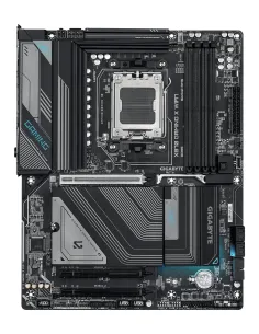 GIGABYTE X870 GAMING X WIFI7 Placa Base - Compatible con CPUs AMD Ryzen 9000, 16+2+2 fases VRM, hasta 8000MHz DDR5 (OC), 1xPCIe 2