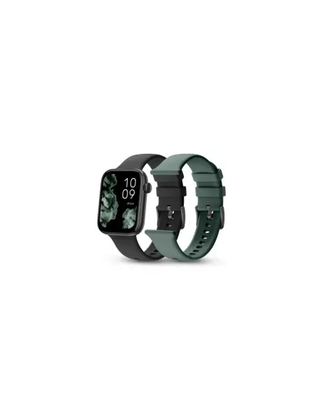 Smartwatch SPC Smartee Duo 2 9650N/ Notificaciones/ Frecuencia Cardíaca/ Negro/ Incluye Correa Extra