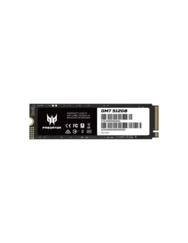 Disco duro interno ssd acer predator gm7 512gb m.2 pcie 4.0