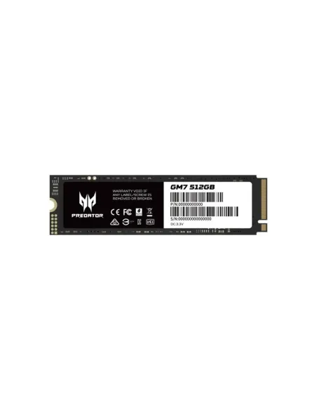 Disco duro interno ssd acer predator gm7 512gb m.2 pcie 4.0