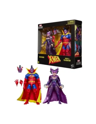 Pack de 2 figuras hasbro marvel legends series x - men deathbird vs marvel's gladiator