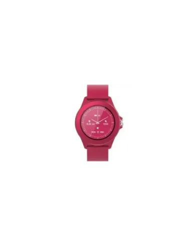 Smartwatch Forever Colorum CW-300/ Notificaciones/ Frecuencia Cardíaca/ Magenta
