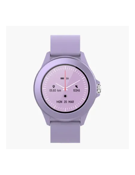 Reloj smartwatch forever colorum cw - 300 color morado