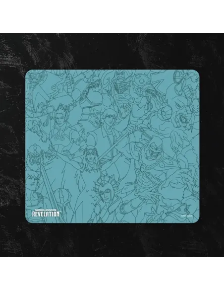 Alfombrilla gaming maestros del universo revelation heroes y villanos 25 x 22cm
