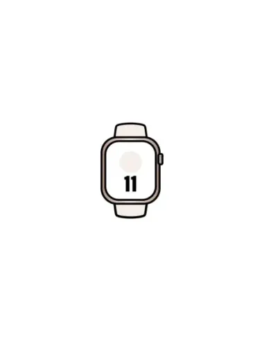 Apple Watch Series 11/ GPS/ 46mm/ Oro Rosa/ Correa Deportiva Rosa rubor (S/M)