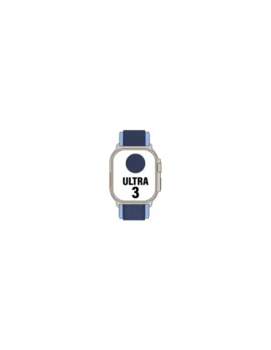 Apple Watch Ultra 3/ GPS/ Cellular/ 49mm/ Caja de Titanio Natural/ Correa Loop Trail Azul/azul brillante S/M