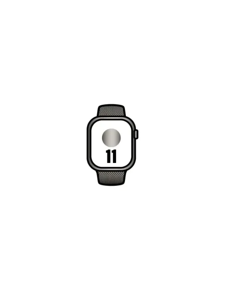 Apple Watch Series 11/ GPS/ Cellular/ 46mm/ Titanio Natural/ Correa Milanese Natural M/L