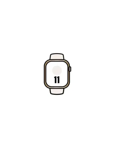 Apple Watch Series 11/ GPS/ Cellular/ 46mm/ Titanio Dorado/ Correa Deportiva Rosa Rubor (S/M)